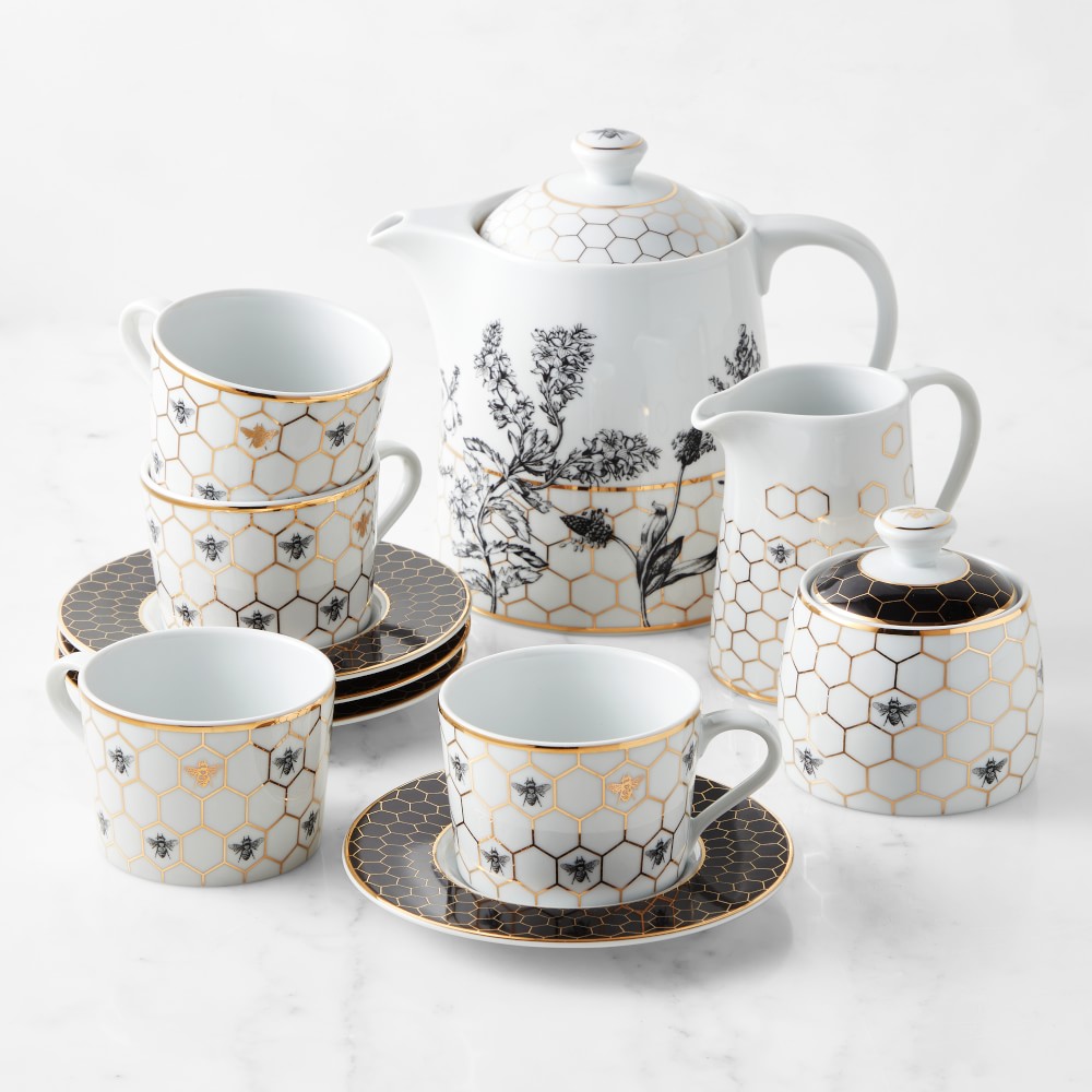 Honeycomb Cream & Sugar Set