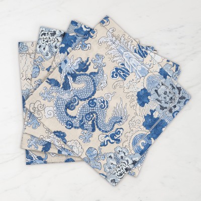 Matouk Schumacher Magic Mountain Napkins, Set of 4