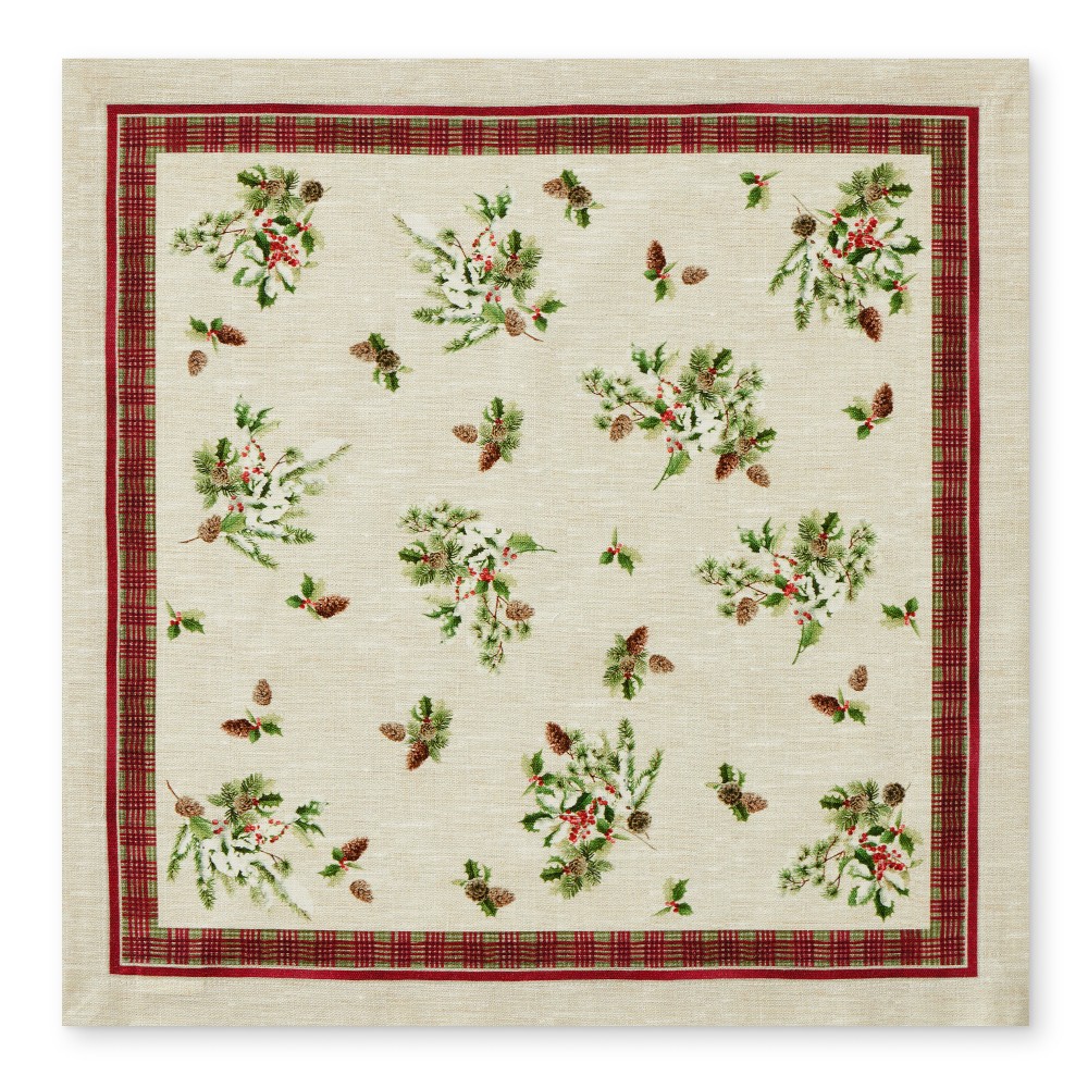 Forest Plaid Napkins, Set of 4