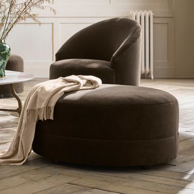Capri Round Coffee Table Ottoman (36