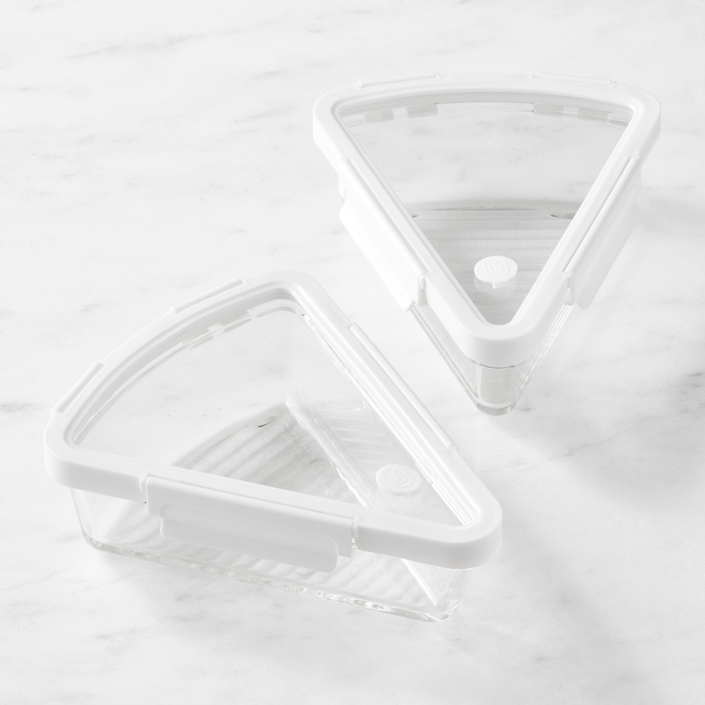 Hold Everything Glass Pizza Storage Containers, 4-Piece Set