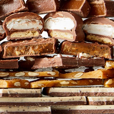 Williams Sonoma Dark Chocolate Salted Almond Bark