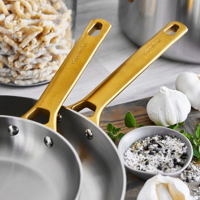 GreenPan™ Reserve Uncoated Stainless-Steel 2-Piece Fry Pan Set, 10