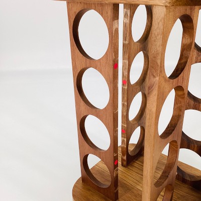 OPEN BOX: Hold Everything Revolving Spice Rack, Walnut