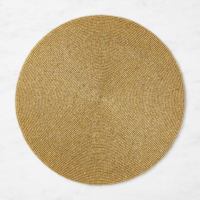Beaded Round Placemats