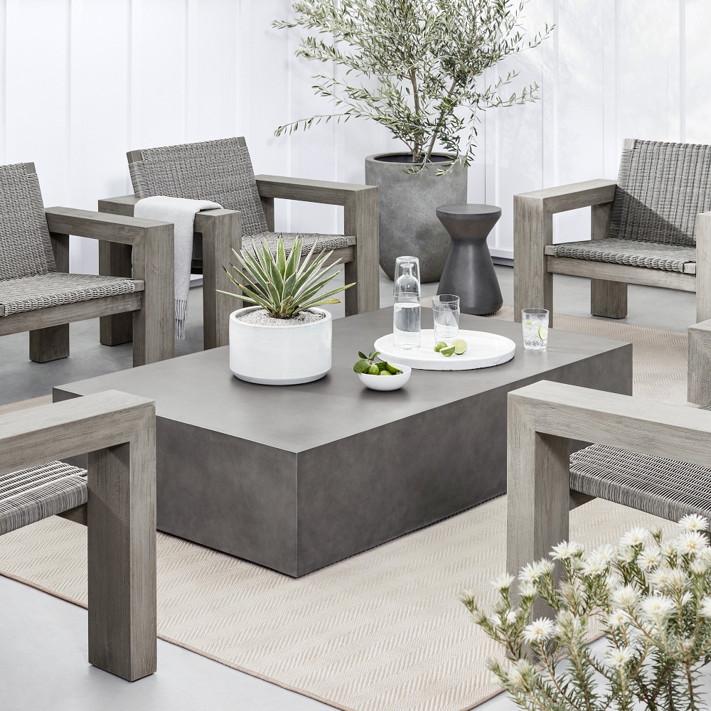 Blinde Rectangular Coffee Table (65