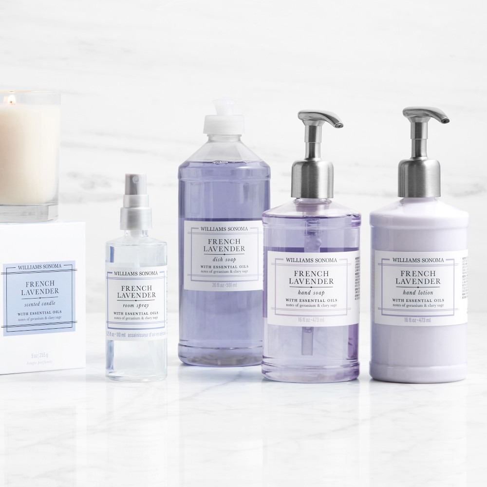 Williams Sonoma French Lavender Hand Soap & Lotion 3-Piece Set