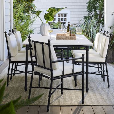 Calistoga Fiberstone Dining Table & Calistoga Dining Chairs (72