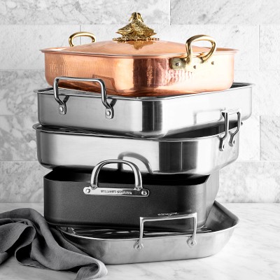 Williams Sonoma Signature Thermo-Clad™ Nonstick Roaster with Rack