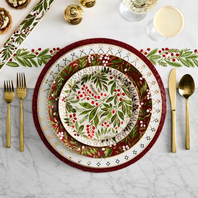 Noel Appetizer Plates, Set of 4
