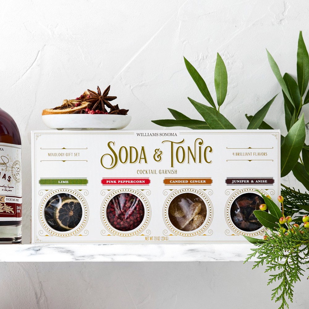Williams Sonoma Soda & Tonic Cocktail Garnish Gift Set