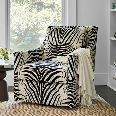 Zebra Swivel Chair