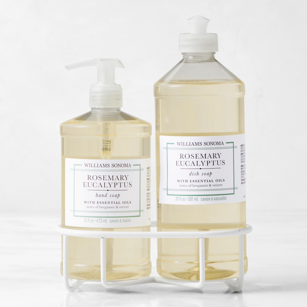 Williams Sonoma Rosemary Eucalyptus Hand Soap & Dish Soap 3-Piece Set
