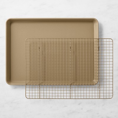 Williams Sonoma Goldtouch® Silicone Nonstick Half Sheet Pan with Rack
