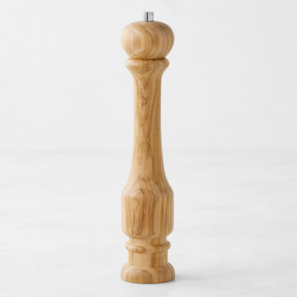 Williams Sonoma Traditional Olivewood Pepper Mill, 12