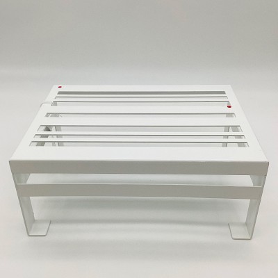 OPEN BOX: Hold Everything Metal Powder Coat Shelf Riser, Small