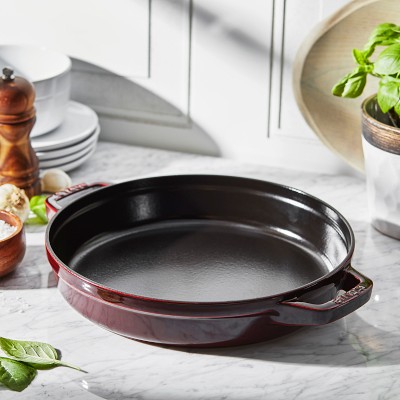 Staub Enameled Cast Iron Double-Handle Fry Pan, 10