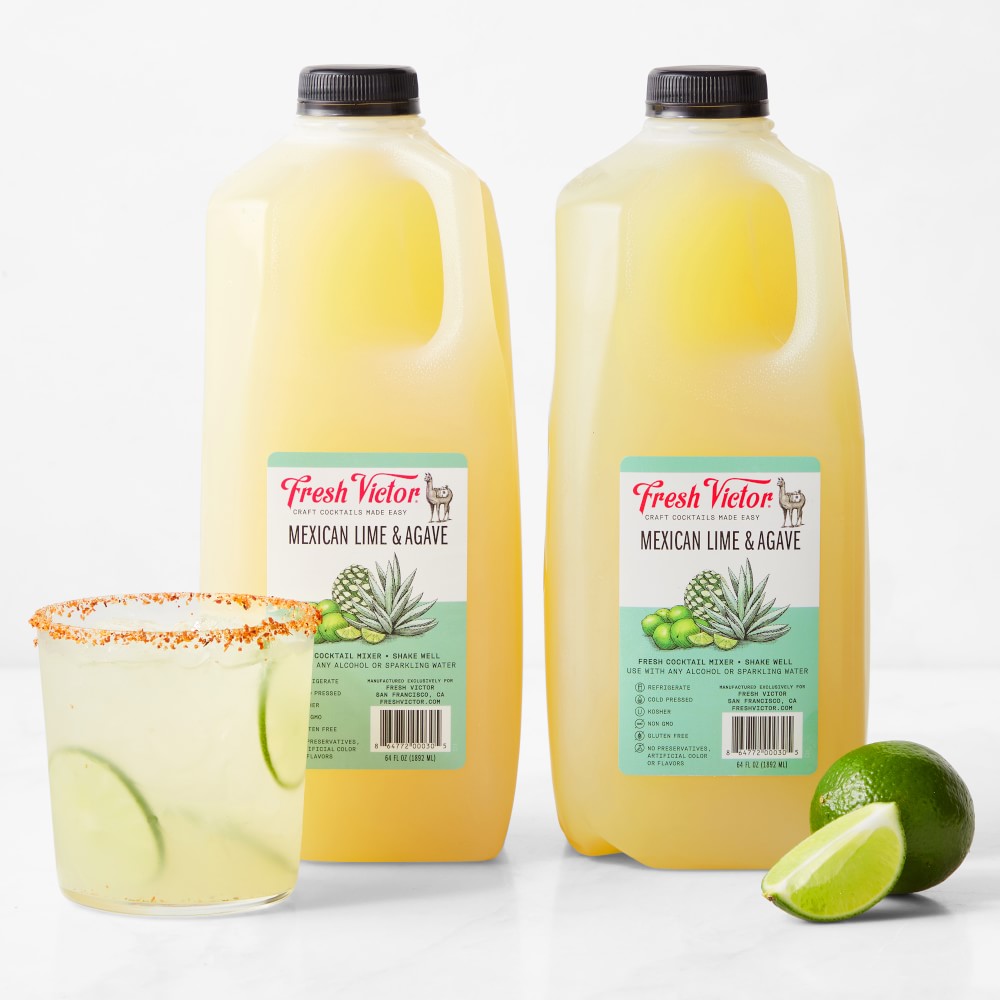 Fresh Victor Mexican Lime & Agave Cocktail Mix, Set of 2, 64-oz.