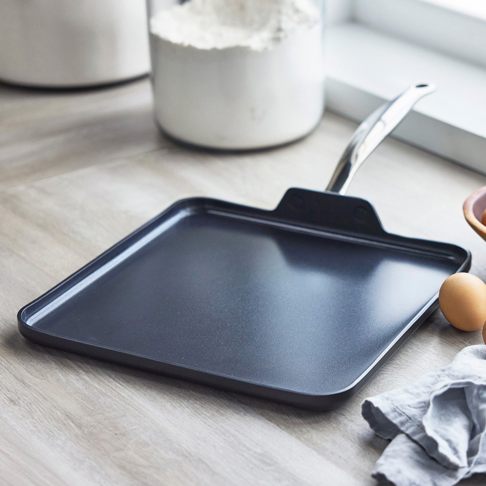 GreenPan™ Premiere Max Hard Anodized Ceramic Nonstick Square Griddle, 11
