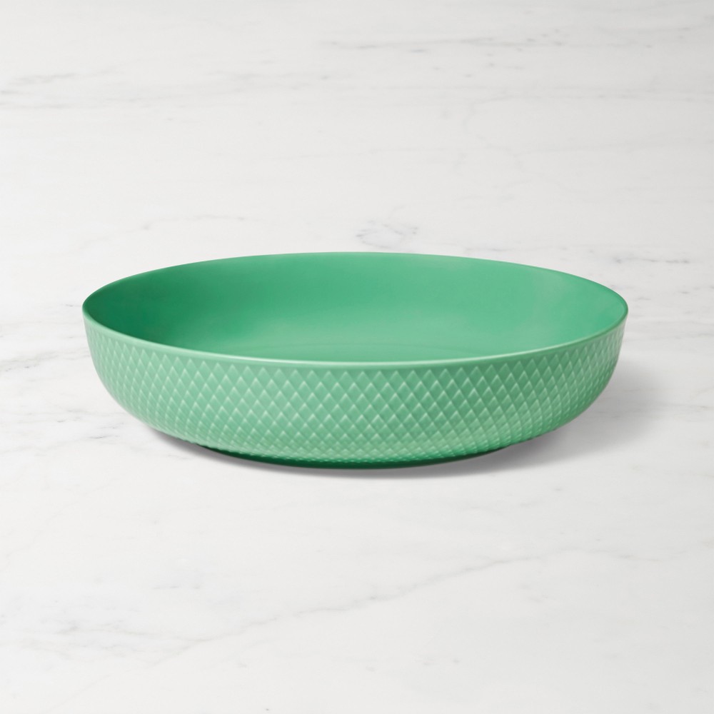 Lyngby Porcelain Rhombe Serving Bowl