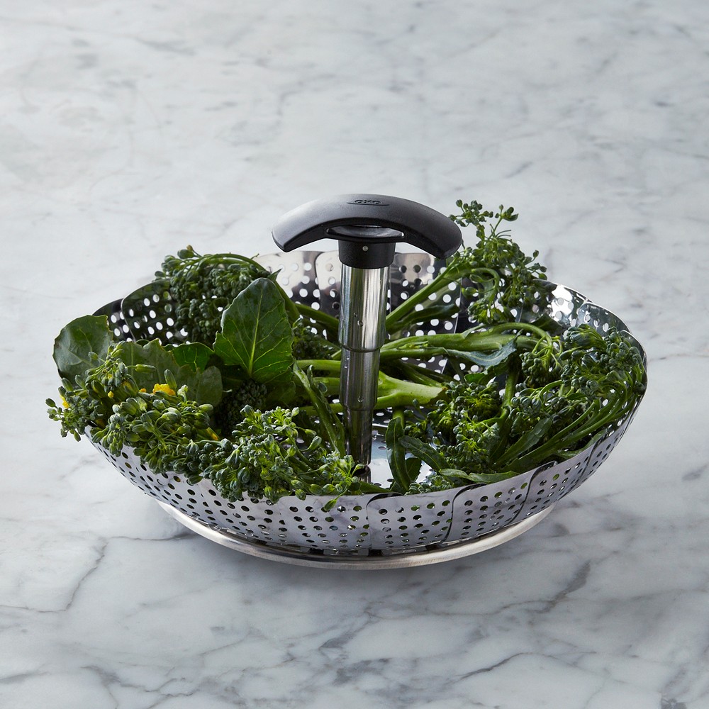 OXO Stainless Steel Steamer with Extendable Handle