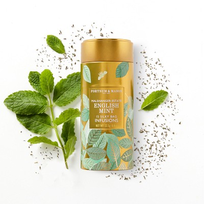 Fortnum & Mason English Peppermint Infused Tea Bags, Set of 15