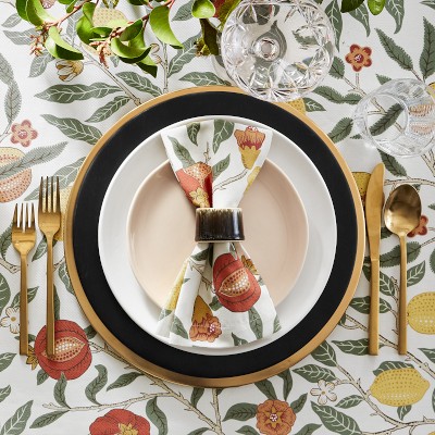 Morris & Co. x Williams Sonoma Fruit Tablecloth