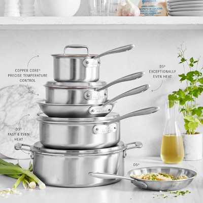 All-Clad Collective Stainless-Steel 10-Piece Cookware Set