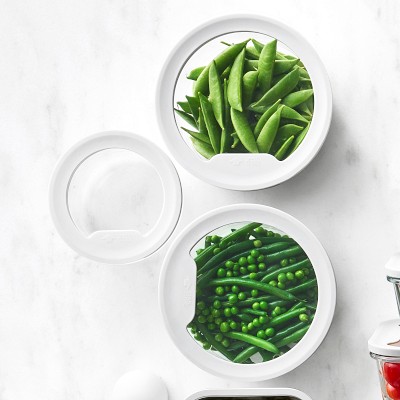 Hold Everything Glass Food Storage Containers with Glass Lids, 14-Piece Set