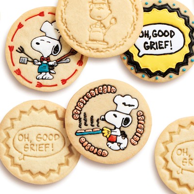 PEANUTS™ x Williams Sonoma Chef Snoopy Silicone Cookie Stamps, Set of 4