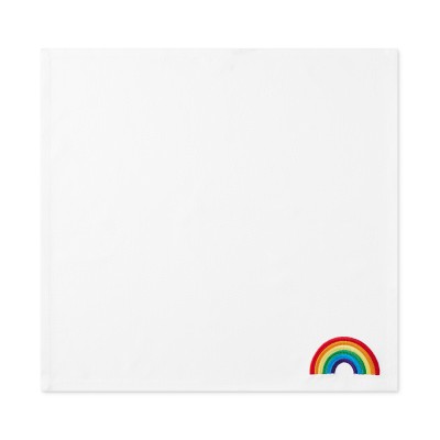 Rainbow Embroidered Napkins, Set of 4