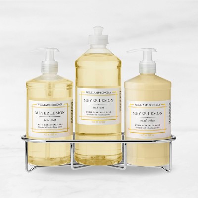 Williams Sonoma Meyer Lemon Hand Soap, Dish Soap & Lotion 4-Piece Kitchen Set