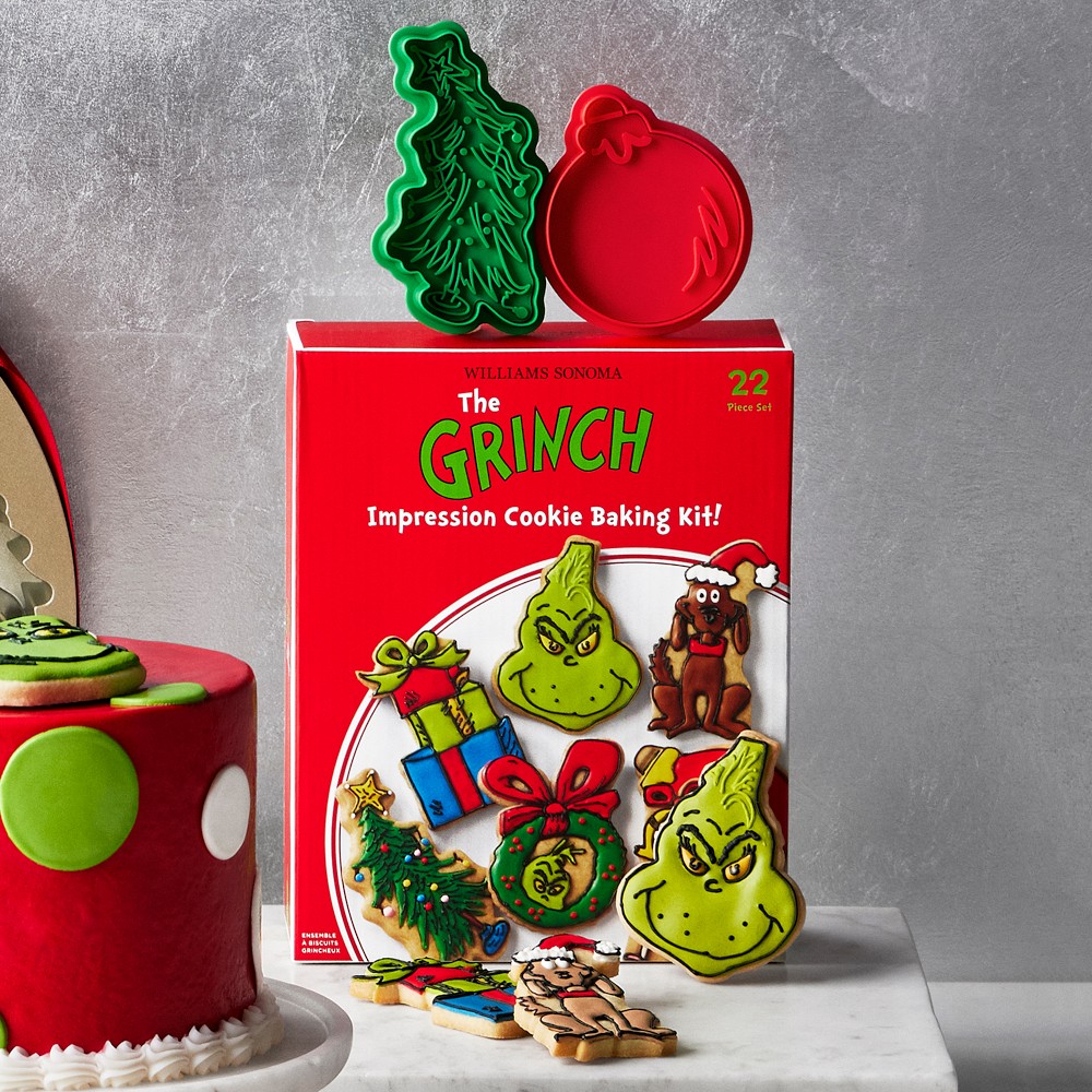 The Grinch™ Christmas Impression Cookie Cutters, Set of 22
