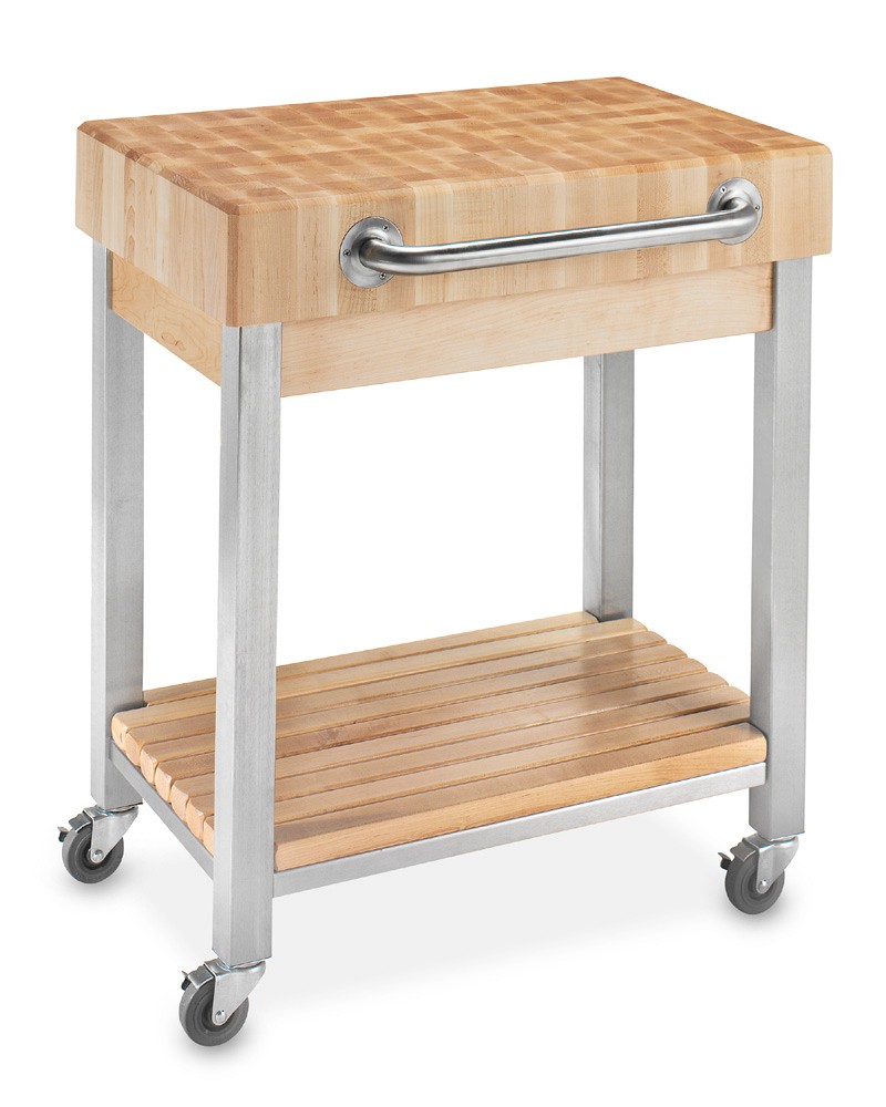 John Boos End-Grain Butcher Block Classic Kitchen Cart (30