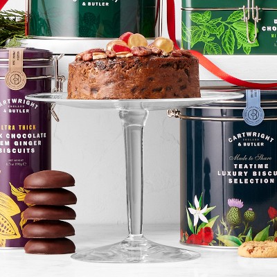 Cartwright & Butler Decorated Jewel Fruit Cake Tin, Serves 18
