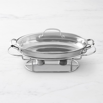 Cuisinart Oval Stainless-Steel Chafing Dish, 2 1/2-Qt.