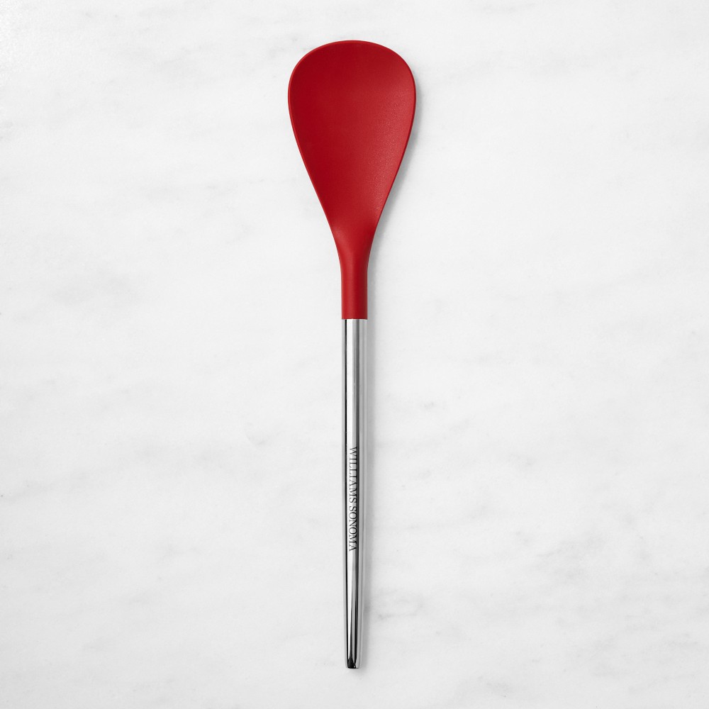 Williams Sonoma Stainless-Steel Silicone Paddle Spoon