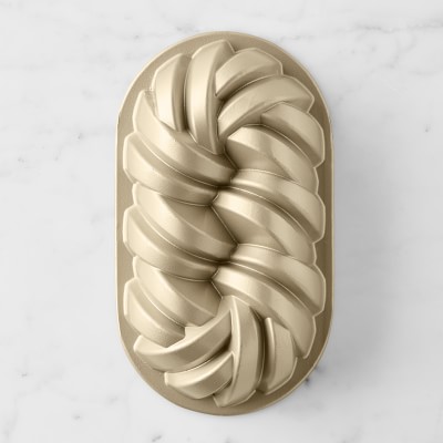 Nordic Ware Nonstick Cast Aluminum 75th Anniversary Braided Loaf Pan