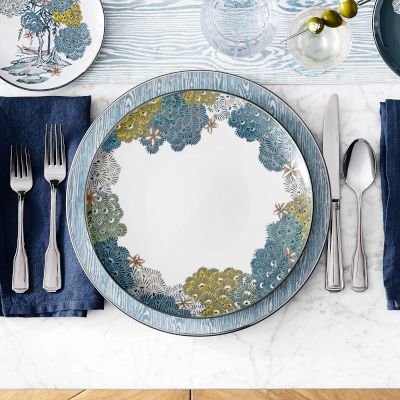 Scalamandré x Williams Sonoma Sea of Trees Dinner Plates