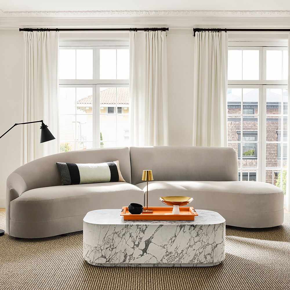Capri 2-Piece Bumper Sectional (126