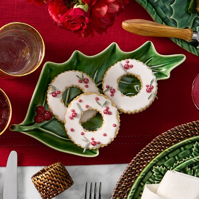 Bordallo Pinheiro Holly Berry Tray