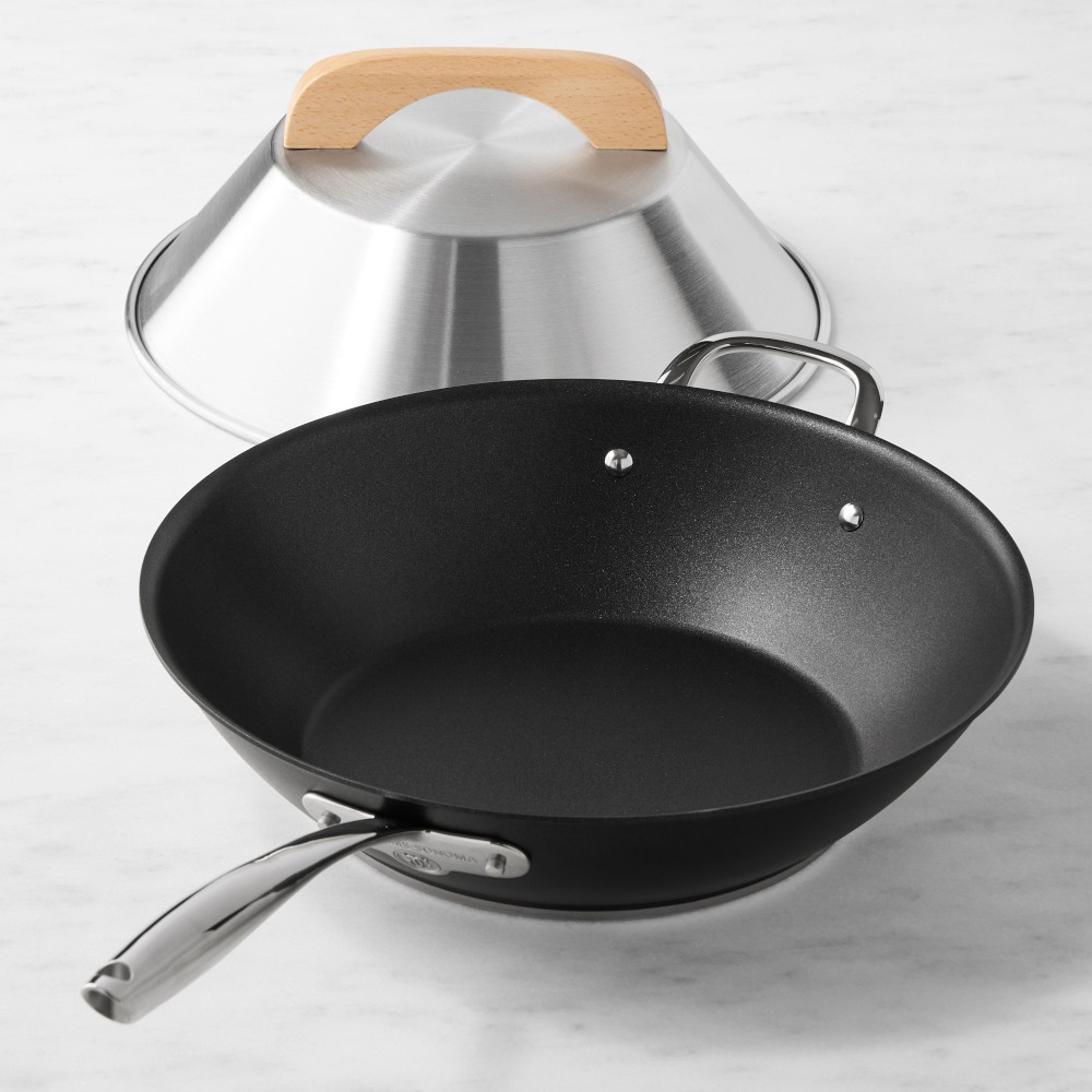 Williams Sonoma Signature Thermo-Clad™ Nonstick Wok with Wok Lid