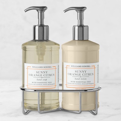 Williams Sonoma Sunny Orange Citrus Hand Soap & Lotion 3-Piece Set