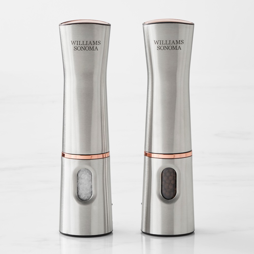 Williams Sonoma Rechargeable Electric Salt & Pepper Mills, 8