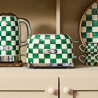 MacKenzie-Childs Emerald Check 2-Slice Toaster