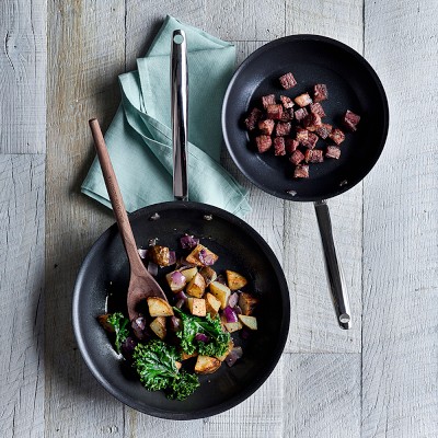 Williams Sonoma Signature Thermo-Clad™ Stainless-Steel Nonstick Fry Pan Set