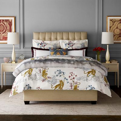Kalden Tiger Printed Duvet Cover & Shams