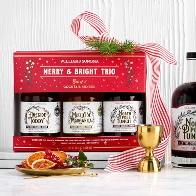 Williams Sonoma Merry & Bright Cocktail Trio