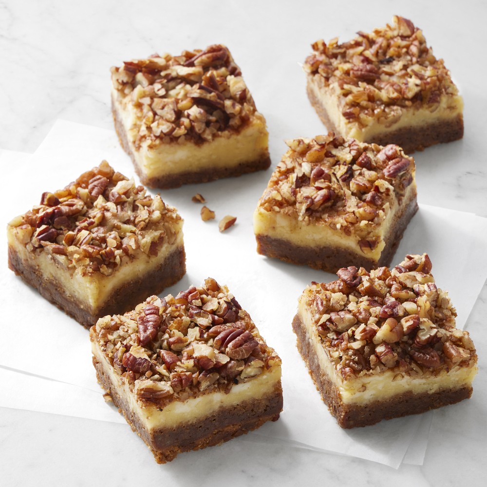 Maple Pecan Brownie Bars, Serves 6-8