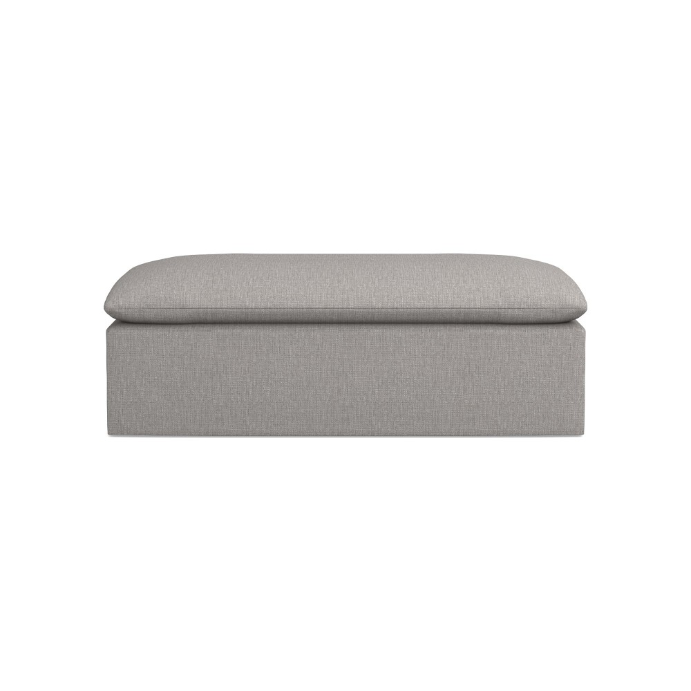 Laguna Slipcovered Coffee Table Ottoman (57